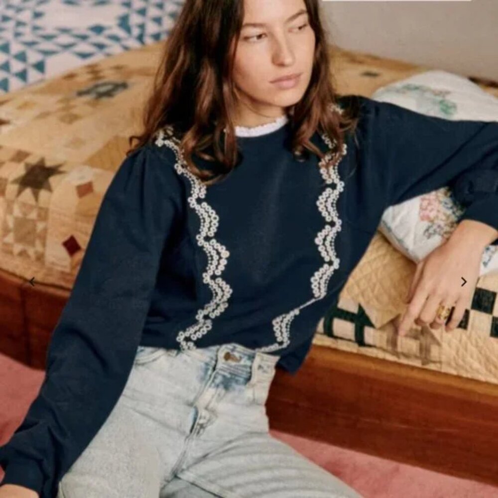 Sezane Sea Sweater